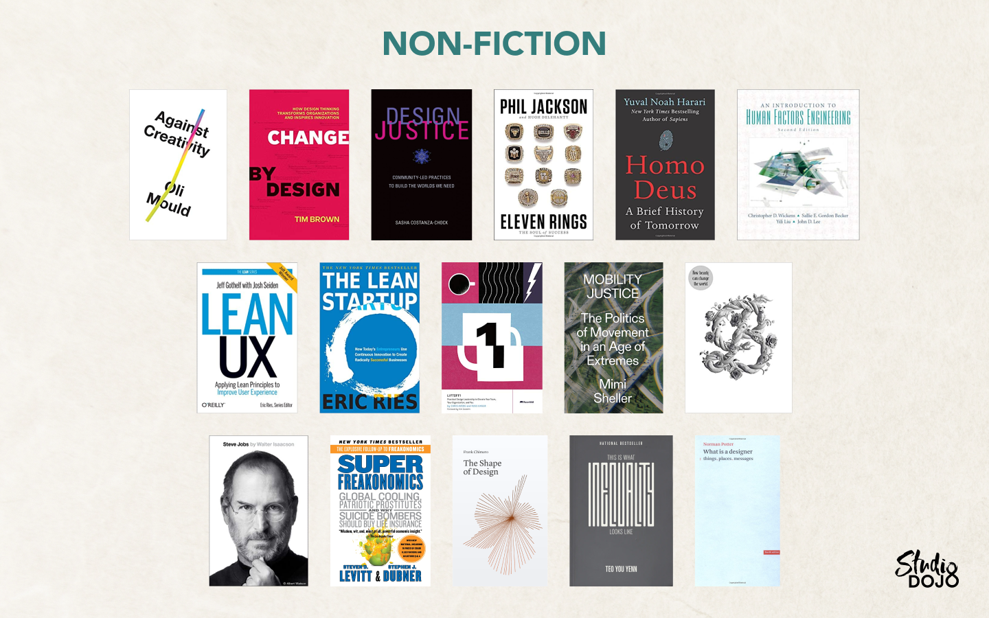 DesignSG Book Recommendations - Nonfiction